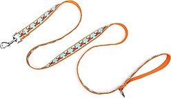 The Worthy Dog Crabs Dog Leash, Teal, Large: 5-ft long, 1-in wide slide 2 of 3