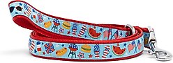 The Worthy Dog Independence Day Dog Leash, Blue, Small: 5-ft long, 5/8-in wide