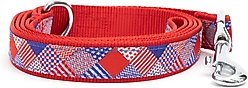 The Worthy Dog Americana Dog Leash, Red/White/Blue, Small: 5-ft long, 5/8-in wide