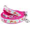 Show in main carousel: The Worthy Dog Butterflies Dog Leash, Pale Blue, Large: 5-ft long, 1-in wide slide 1 of 3