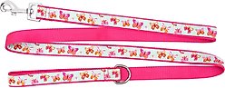 The Worthy Dog Butterflies Dog Leash, Pale Blue, Large: 5-ft long, 1-in wide slide 2 of 3