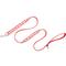 Show in main carousel: The Worthy Dog Cherries Jubilee Dog Leash, Pink, Large: 5-ft long, 1-in wide slide 3 of 3