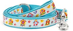 The Worthy Dog Birdhouses Dog Leash, Blue, Small: 5-ft long, 5/8-in wide