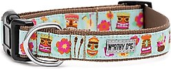 The Worthy Dog Tiki Time Dog Collar, Blue, Large: 14 to 20-in neck, 1-in wide slide 2 of 3