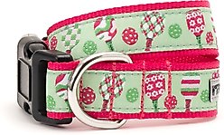 The Worthy Dog Pickleball Dog Collar, Pink, Medium: 11 to 17-in neck, 1-in wide