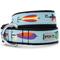 Show in main carousel: The Worthy Dog Gone Fishin' Dog Collar, Blue, X-Small: 5 to 11-in neck, 1/2-in wide slide 1 of 4