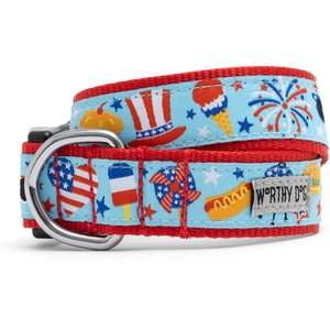 The Worthy Dog Independence Day Dog Collar