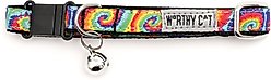 The Worthy Dog Kaleidoscope Cat Collar, Multicolored, 9 to 11-in neck, 1/2-in wide slide 2 of 3
