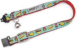 The Worthy Dog Food Fest Cat Collar, Turquoise, 9 to 11-in neck, 1/2-in wide slide 2 of 3