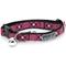 Show in main carousel: The Worthy Dog Bias Plaid Cat Collar, Hot Pink, 9 to 11-in neck, 1/2-in wide slide 1 of 3