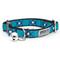 Show in main carousel: The Worthy Dog Bias Plaid Cat Collar, Blue, 9 to 11-in neck, 1/2-in wide slide 1 of 3