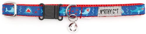 Show full view: The Worthy Dog Chomp Cat Collar, Blue, 9 to 11-in neck, 1/2-in wide slide 3 of 3
