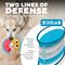 Show in main carousel: Outward Hound Tough Skinz Durable Squeaky Dog Toy with Two Tough Layers, Donut, Multicolor, Small slide 2 of 9
