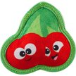 Show in main carousel: Outward Hound Tough Skinz Durable Squeaky Dog Toy with Two Tough Layers, Cherries, Red, Small slide 1 of 9