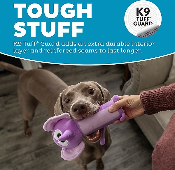 Show full view: Outward Hound Bottle Bros Elephant Plush Dog Toy slide 3 of 8