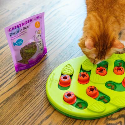 Show full view: Catstages by Nina Ottosson Purrfect Bitez Real WhiteFish Flavor Natural Crunchy Cat Treats, 4-oz bag slide 8 of 12