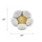 Show in main carousel: Catstages Indoor Purrfect Petals Washable Flower Shaped Round Bolster Plush Cat Bed, White slide 8 of 11