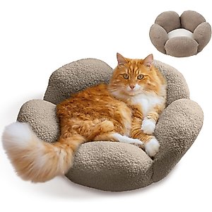 Happy & Polly Flower Shaped Bolster Dog & Cat Bed