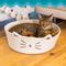 Show in main carousel: Catstages Retreat 2-in-1 Bolster with Removable Cover, Cushion, Plush & Cotton Rope Cat Bed, White slide 6 of 11