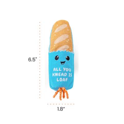 Show full view: Catstages Loaf Kicker Cat Dental Toy with Catnip, Blue slide 8 of 10