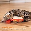 Show in main carousel: Catstages Hot Dog Themed Stuffed Kicker & Dental Cat Toy with Catnip, Brown slide 6 of 10