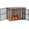 Show in main carousel: FEANDREA 43.3-in Multi-Functional Dog Crate, Greige slide 1 of 6