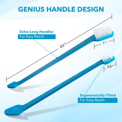 Show full view: Boshel Dog Toothbrush Pack, 2 count slide 6 of 10