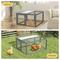 Show in main carousel: Coziwow Chicken Coop Run Portable Outdoor Pen, Gray slide 9 of 10