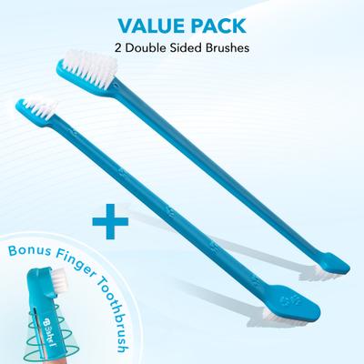 Show full view: Boshel Dog Toothbrush Pack, 2 count slide 3 of 10