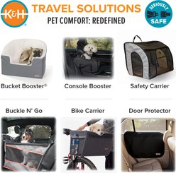 K&H Pet Products Portable Console Dog Car Booster Seat, Charcoal slide 2 of 8