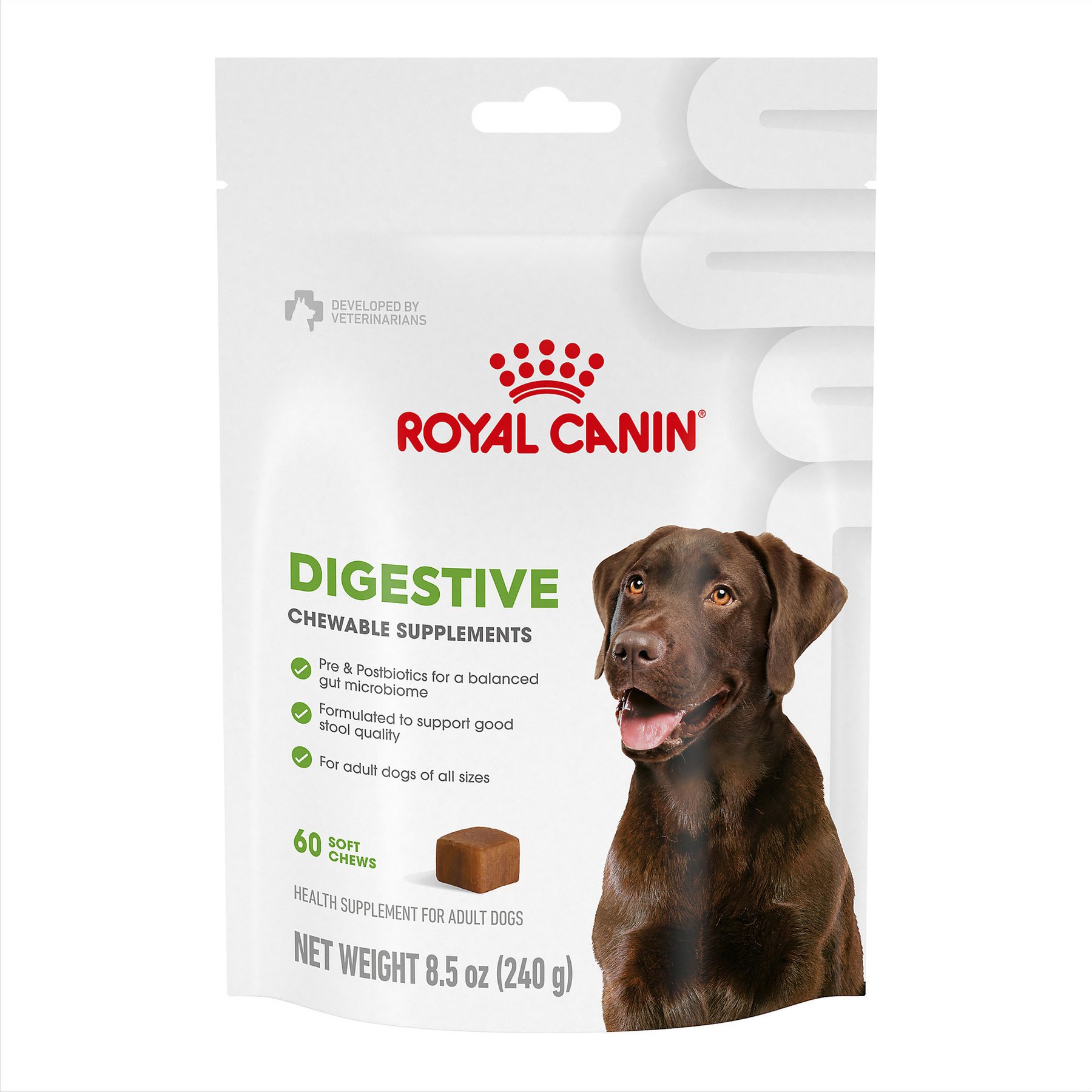 Royal Canin Digestive Support Soft Chews Supplement for Adult Dogs, 60 count