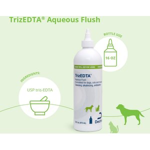 TrizEDTA Aqueous Flush for Dogs & Cats, 16-oz bottle