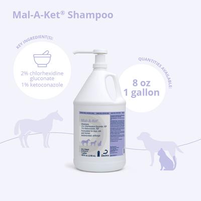 Show full view: Mal-A-Ket Shampoo for Dogs, Cats & Horses, 1-gallon bottle slide 3 of 6