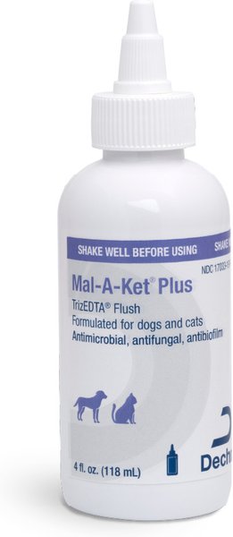 Show full view: Mal-A-Ket Plus TrizEDTA Flush for Dogs & Cats, 4-oz bottle slide 1 of 10
