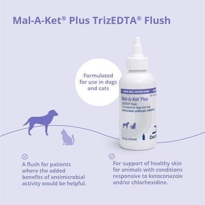 Show full view: Mal-A-Ket Plus TrizEDTA Flush for Dogs & Cats, 4-oz bottle slide 5 of 11