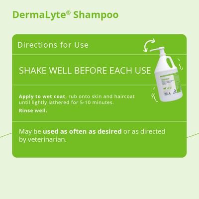 Show full view: DermaLyte Shampoo for Dogs, Cats & Horses, 1-gallon bottle slide 4 of 5