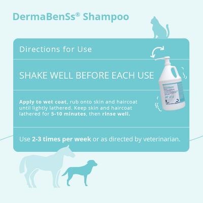 Show full view: DermaBenSs Shampoo for Dogs, Cats & Horses, 1-gallon bottle slide 4 of 4