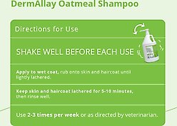 DermAllay Oatmeal Shampoo for Dogs, Cats & Horses, 1-gallon bottle slide 2 of 4