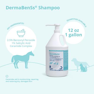 Show full view: DermaBenSs Shampoo for Dogs, Cats & Horses, 1-gallon bottle slide 3 of 4