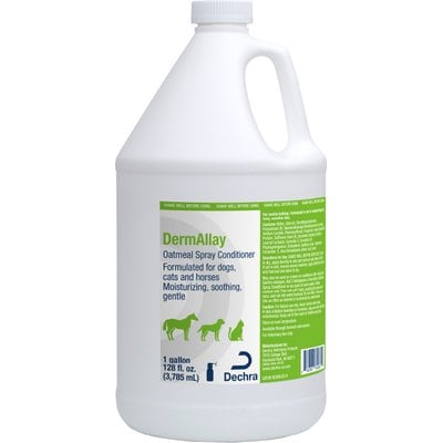 DermAllay DermAllay Oatmeal Spray Conditioner for Dogs, Cats & Horses, 1-gallon bottle