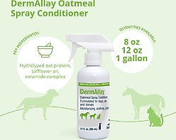 DermAllay Oatmeal Spray Conditioner for Dogs, Cats & Horses, 12-oz bottle slide 2 of 4