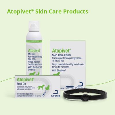 Show full view: Atopivet Spot-On Dog & Cat Skin Care Treatment, 8 count slide 5 of 8
