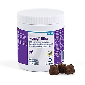Redonyl Ultra Soft Chews Allergy Supplement for Dogs, 100-mg, 120 count
