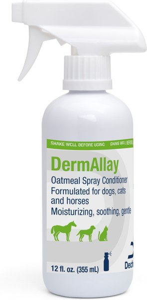 Show full view: DermAllay Oatmeal Spray Conditioner for Dogs, Cats & Horses, 12-oz bottle slide 1 of 5