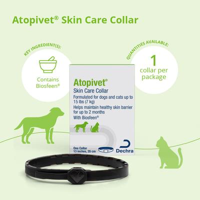 Show full view: Atopivet Dog & Cat Skin Care Collar, 13-in slide 3 of 7