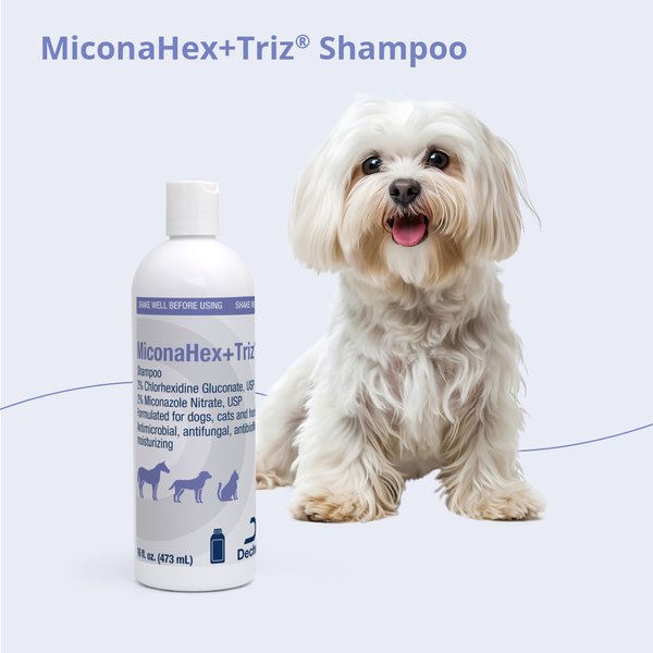 Show full view: MiconaHex+Triz Shampoo for Dogs & Cats, 16-fl oz bottle slide 6 of 8