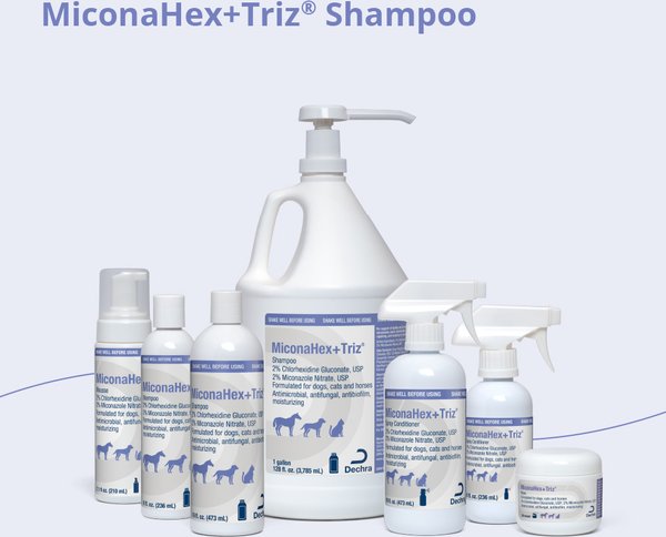 Show full view: MiconaHex+Triz Shampoo for Dogs & Cats, 8-fl oz bottle slide 4 of 9