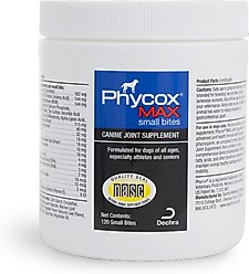 Phycox MAX Small Bites Soft Chews Joint Supplement for Dogs, 120 count