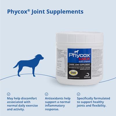 Show full view: Phycox MAX Soft Chews Joint Supplement for Dogs, 90 count slide 5 of 9