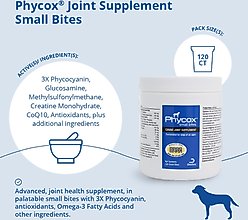 Phycox Small Bites Soft Chews Joint Supplement for Dogs, 120 count slide 2 of 7